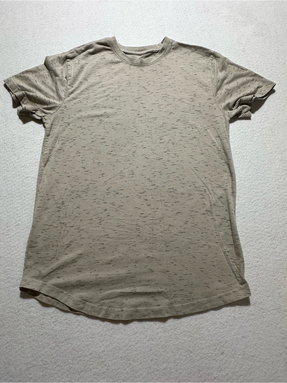 Rustic souls Men's Cream Short-Sleeve Crewneck T-Shirt size S